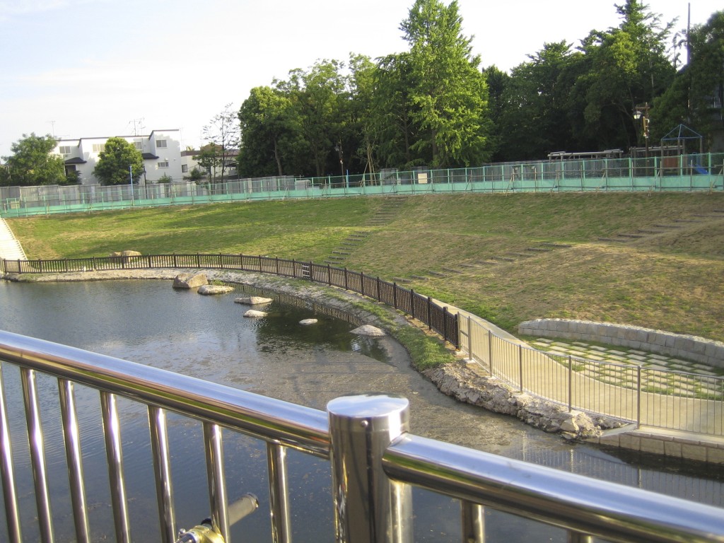 親水化がほぼ完成したSB公園