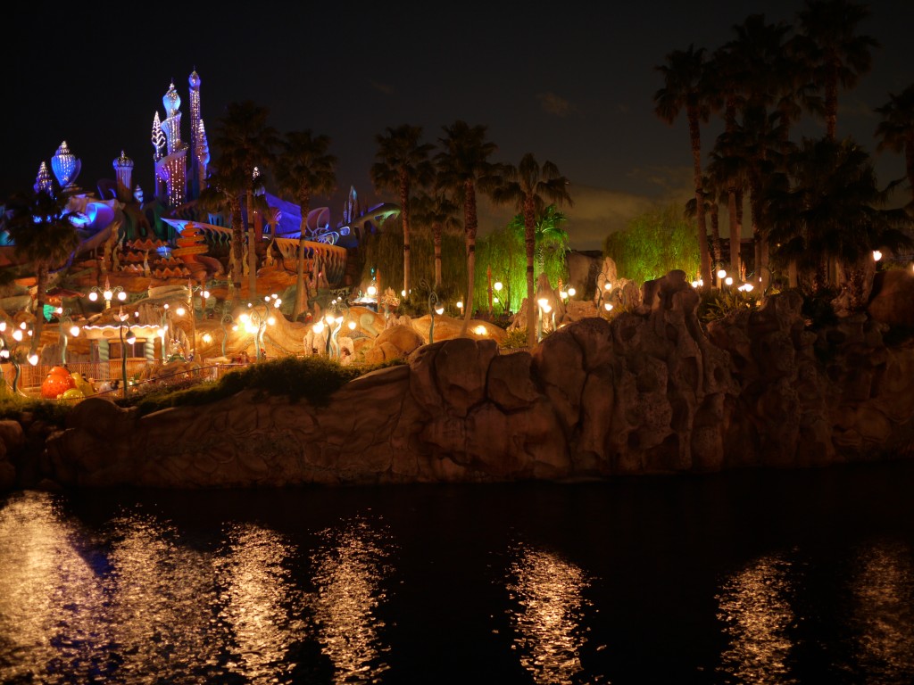 ディズニーシーの夜景は素晴らしい！