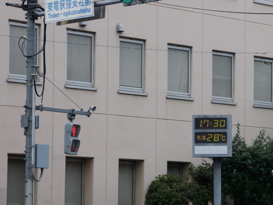 蒸し暑い