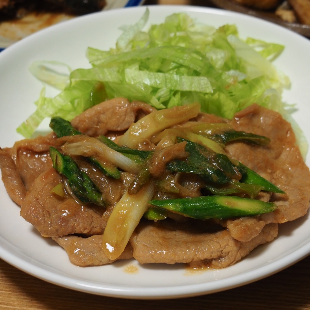 豚肉の生姜焼き