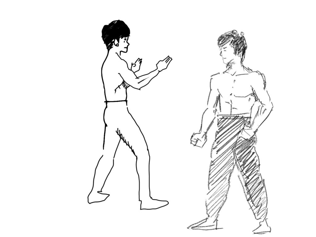 詠春拳と怒りの鉄拳イメージ