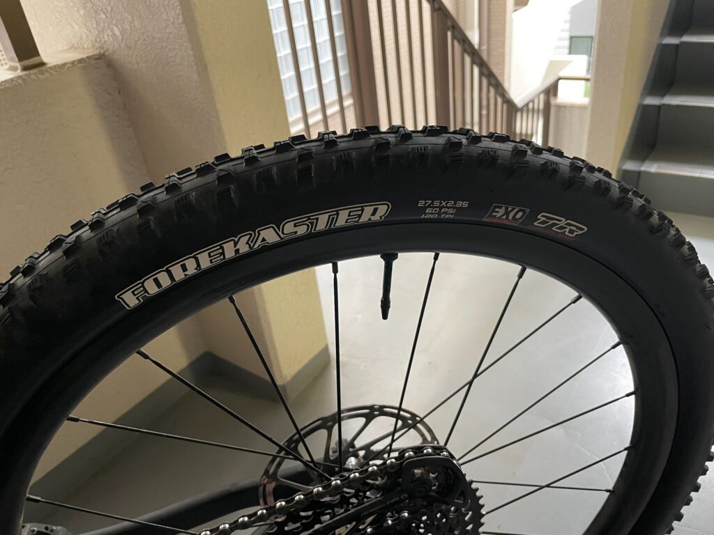 ほとんど使っていなかったMaxxis Forekaster