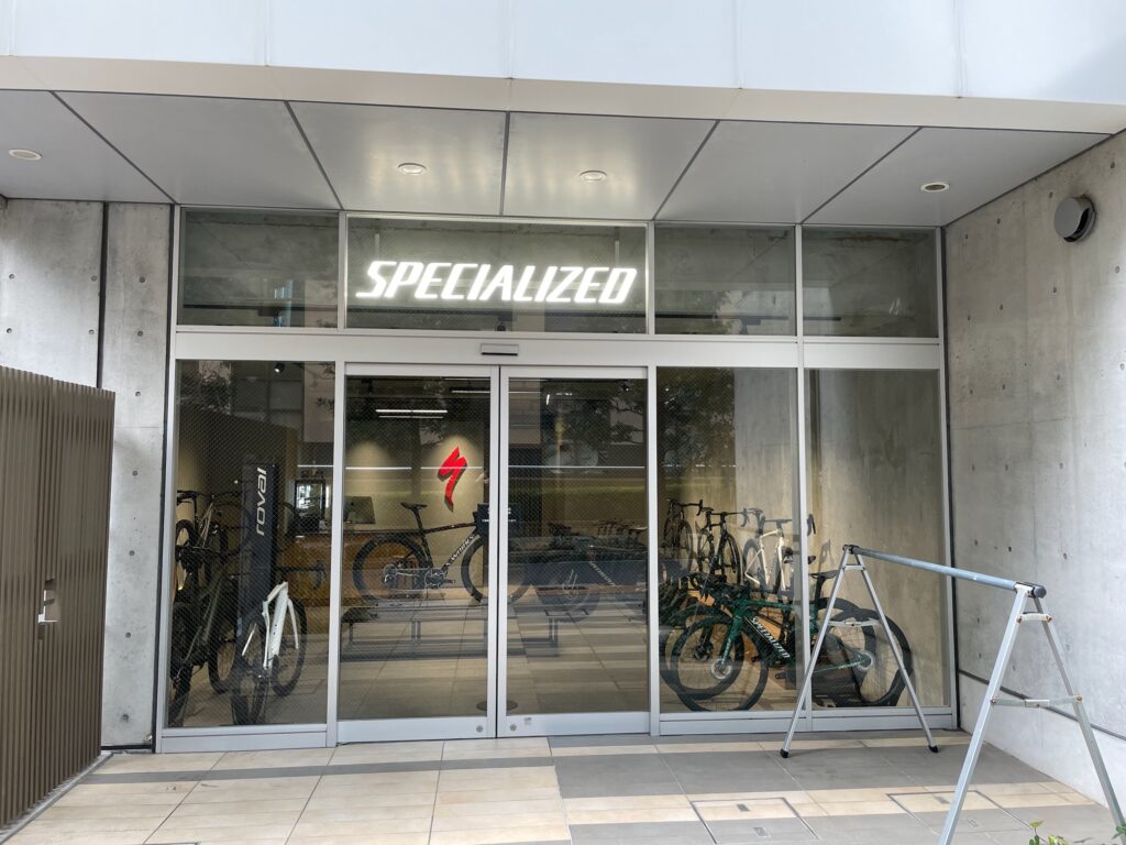 Specializedのショップがある