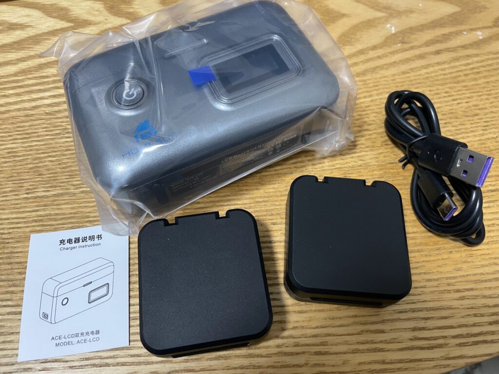 互換バッテリーとチャージャー