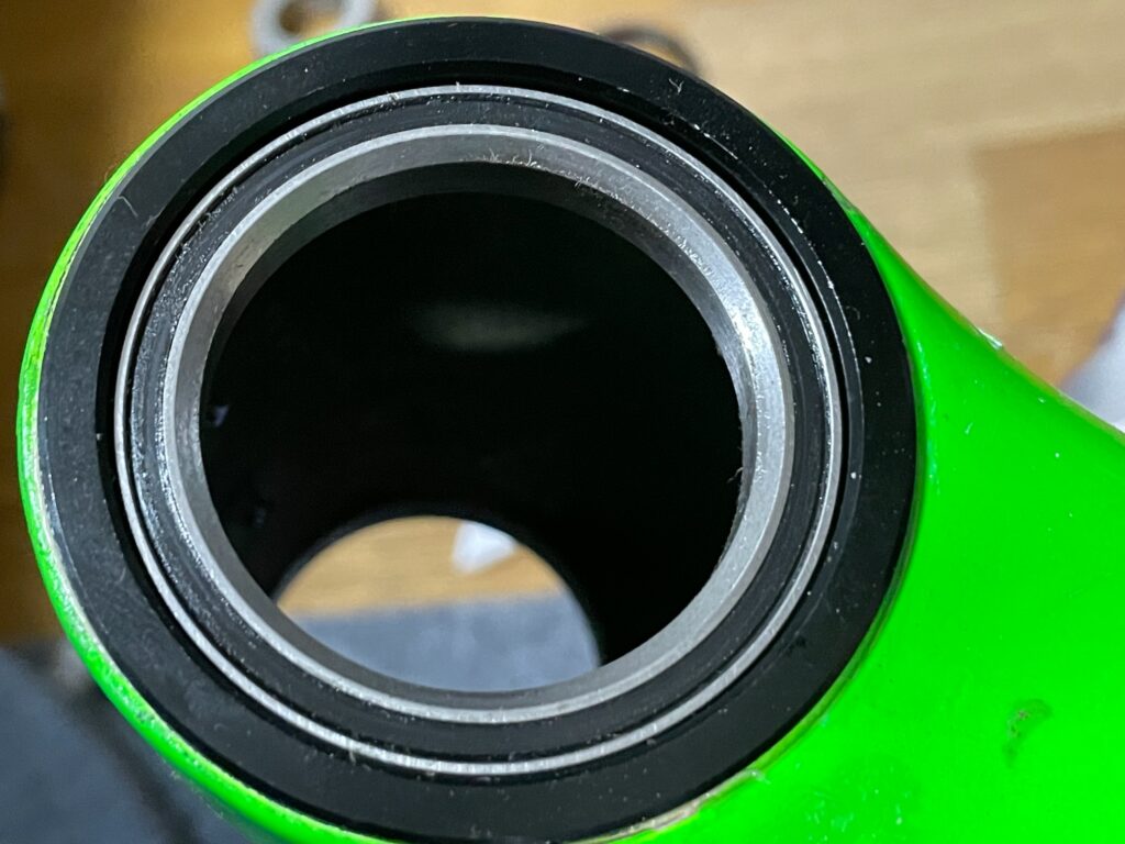 きれいに圧入できました