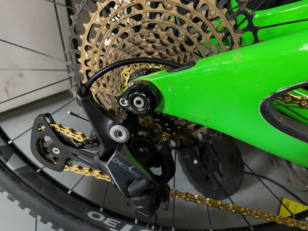 リアディレーラー周り