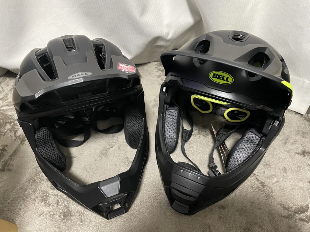 BELL Super Air R MIPS vs  BELL Super DH MIPS