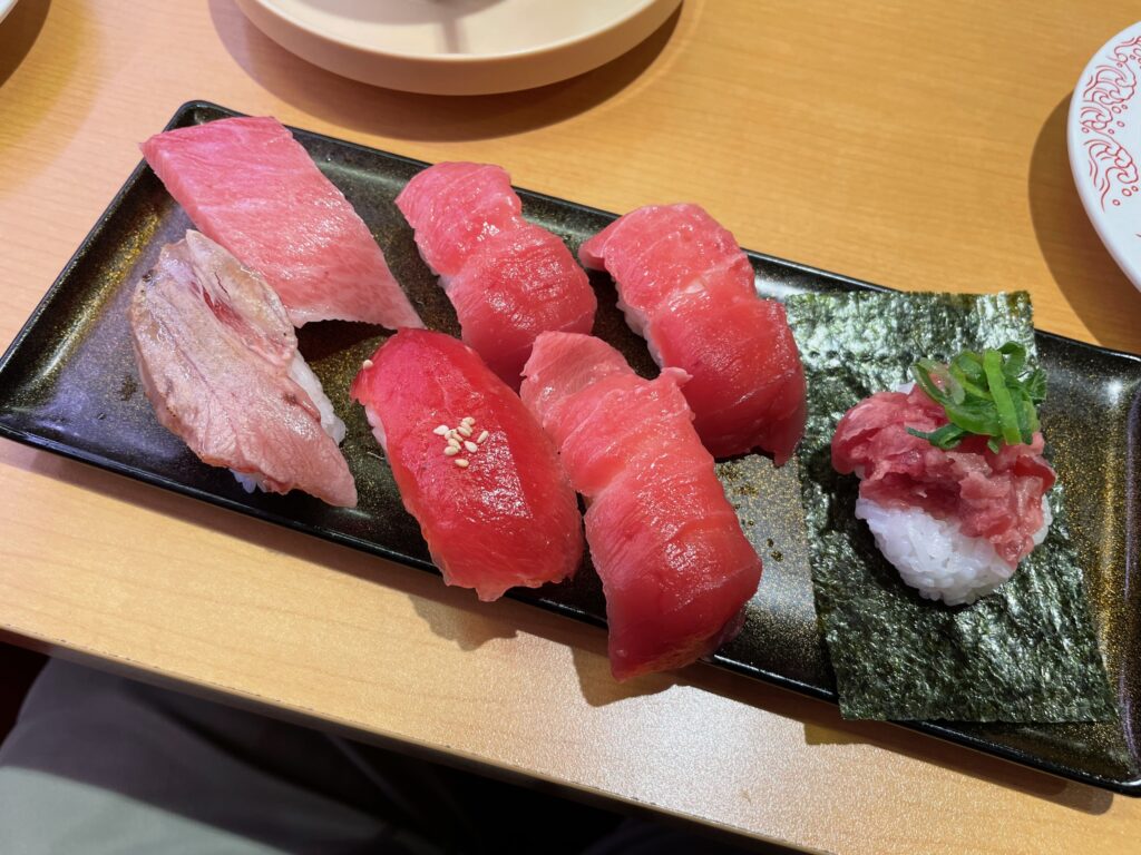 インドマグロ7点盛り