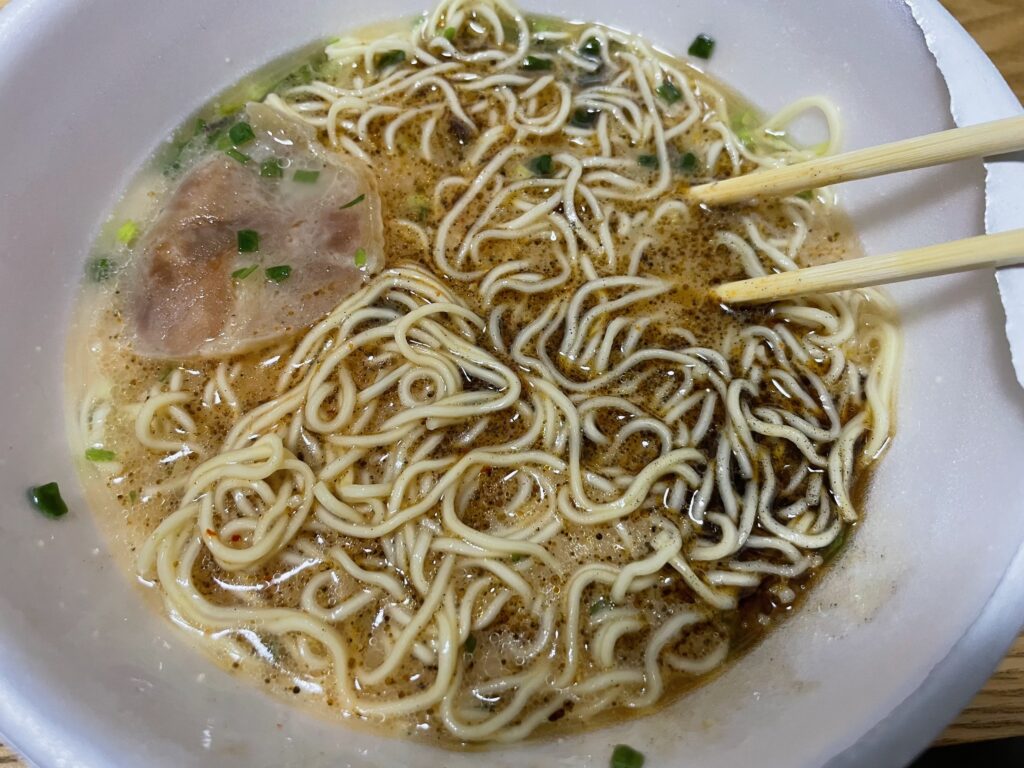 締めのラーメン一風堂