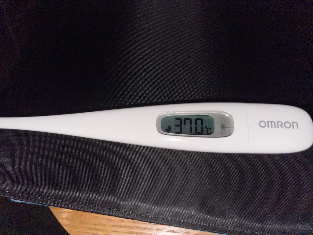 やっぱり37.0度