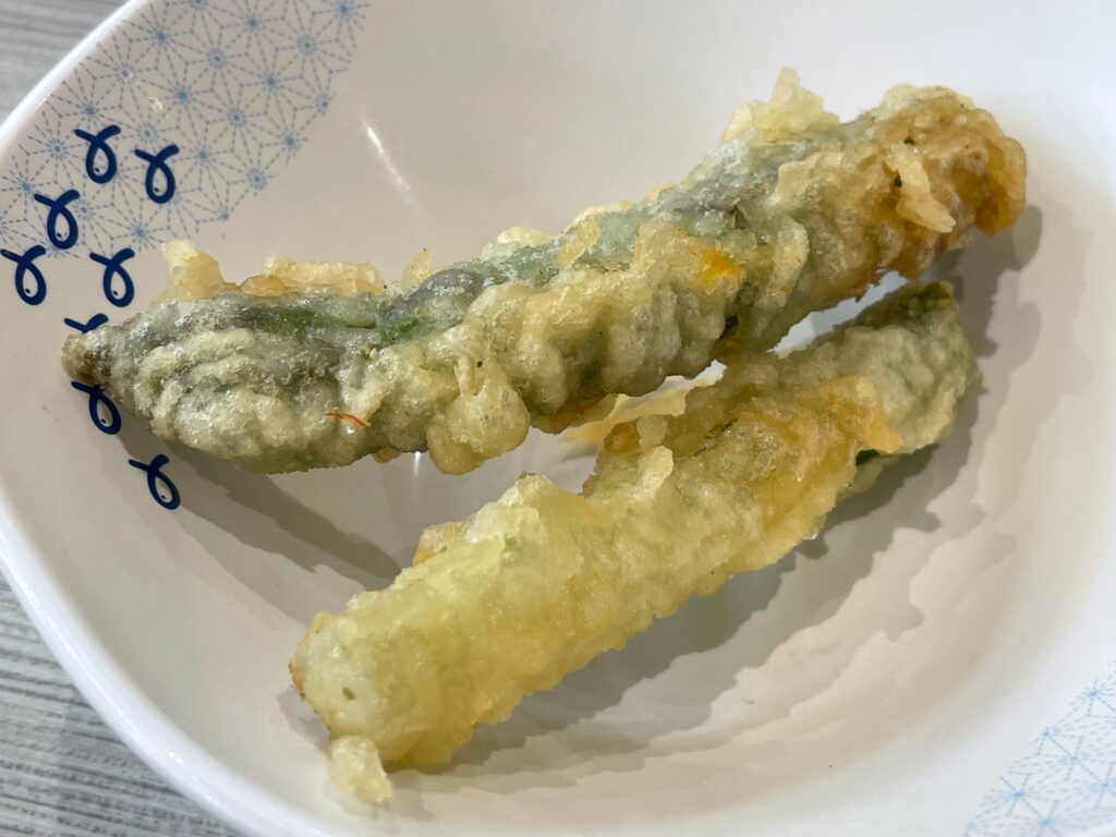 アスパラの天ぷら