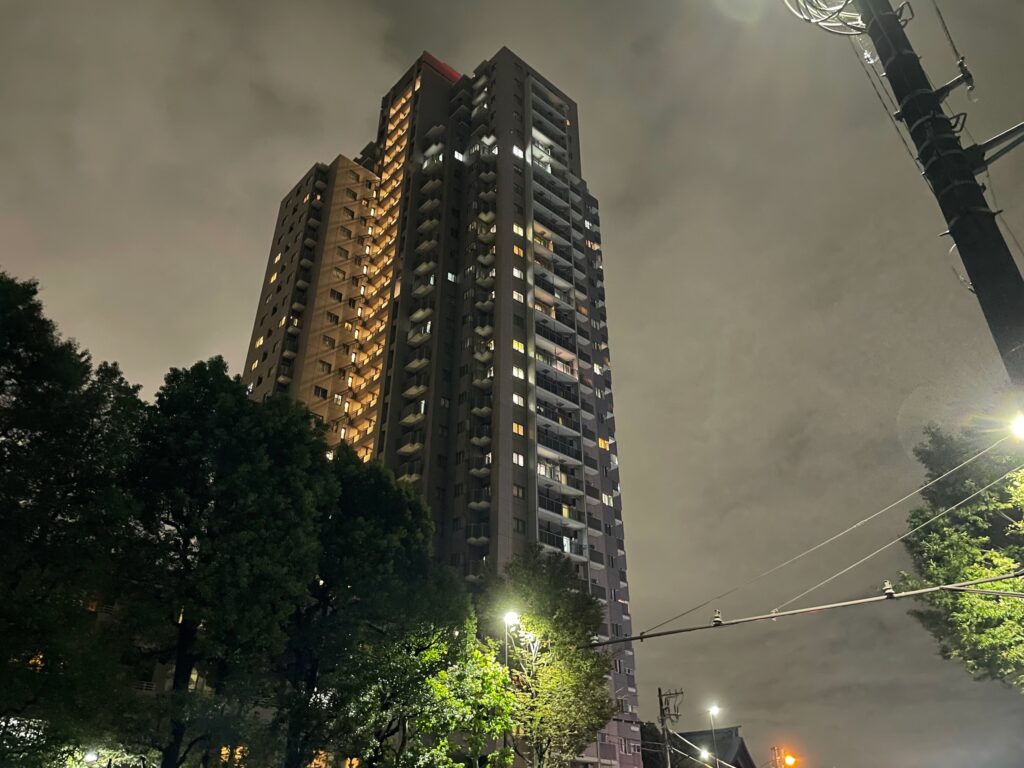 22:00過ぎの状態